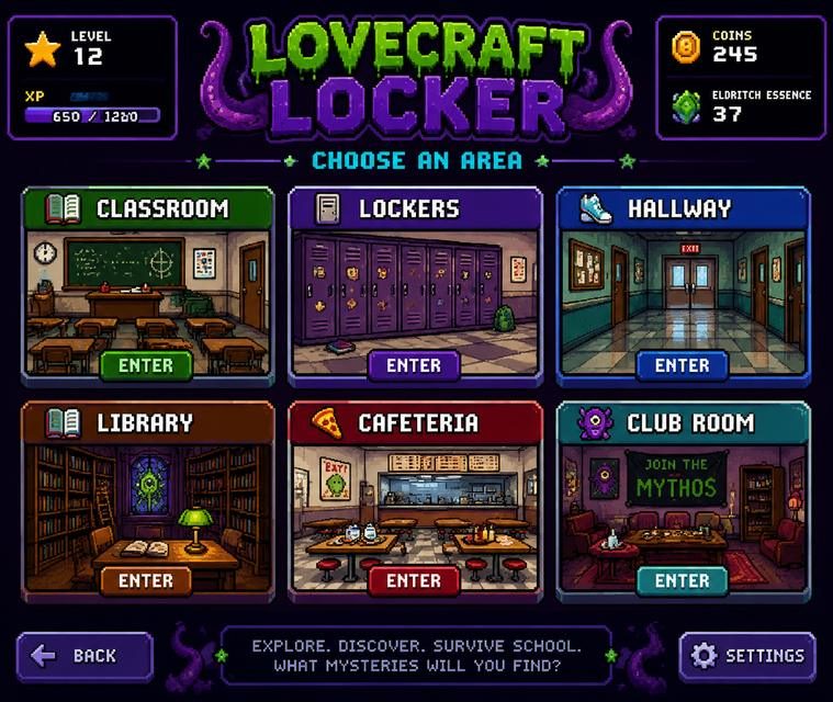 Lovecraft Locker 主线事件 场景图 7